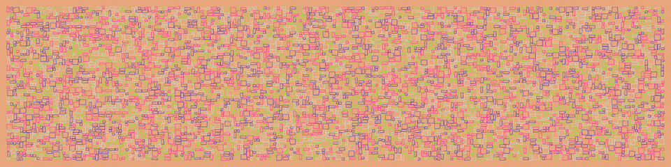 Fototapeta premium Offset Quads generative art background art illustration