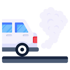 Fototapeta premium Traffic Pollution 