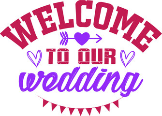 wedding t shirt and svg design