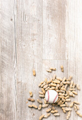 Peanuts Baseball And Copyspace Background