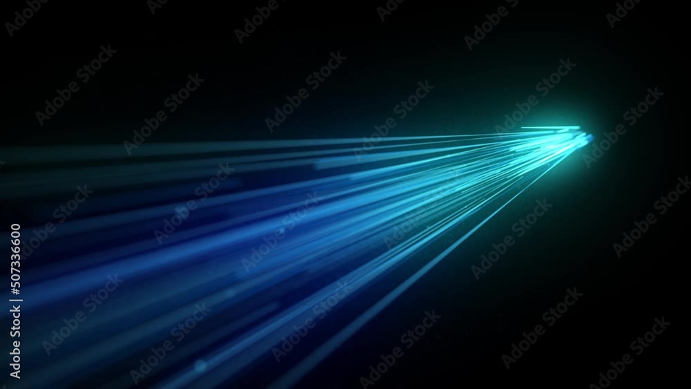 Poster abstract glowing 3d light strokes background/ 4k animation of an abstract looped wallpaper backgroun