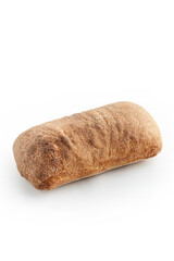 
bread on a white background