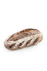 bread isolated on white background