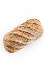 bread isolated on white background