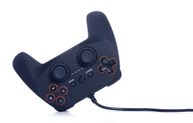 Joystick game controller on white background isolation © Kabardins photo