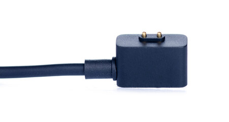 Charger for smart watch clock on white background isolation