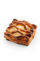 stuffed puff on white background