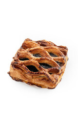 stuffed puff on white background