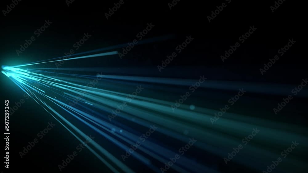 Poster abstract glowing 3d light strokes background/ 4k animation of an abstract looped wallpaper backgroun