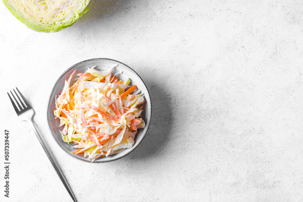 Sticker Coleslaw Salad