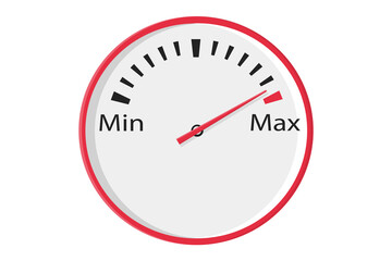 fuel pressure sensor at maximum pressure value indicator
