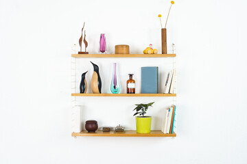 a mid century string shelf made by nisse strinning form the 60s scandinavian modern design hanging...