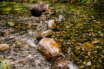 A stream in Canmore Alberta