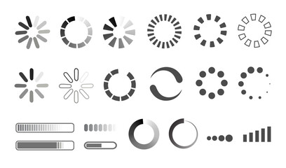 loading icon vector design 