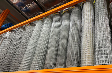 Galvanized welded mesh for surface reinforcement during plastering works