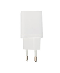 power adapter for phone tablet, phone accessory, on white background