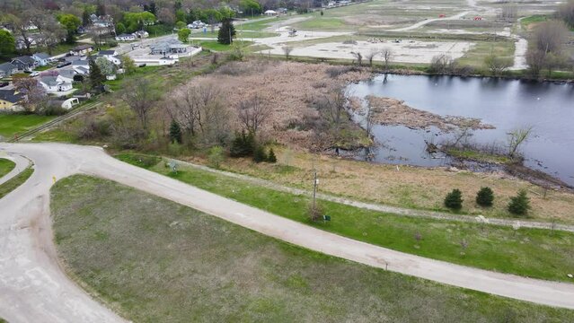 The small neighborhood of Glenside from the air.