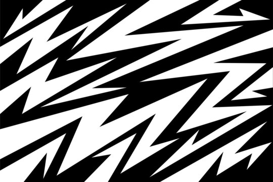 Abstract background with various sharp, zigzag and arrow pattern