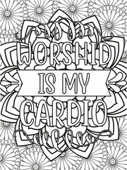 Bible Verse Coloring Pages, Christian Lettering coloring page for children and adults. Bible Verse Coloring Pages, Christian religious typography coloring page for children and adults.