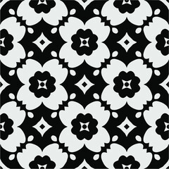 Vector monochrome pattern, Abstract texture for fabric print, card, table cloth, furniture, banner, cover, invitation, decoration, wrapping.seamless repeating pattern.Black and 
white color.