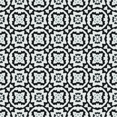 Vector monochrome pattern, Abstract texture for fabric print, card, table cloth, furniture, banner, cover, invitation, decoration, wrapping.seamless repeating pattern.Black and 
white color.