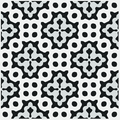 Vector monochrome pattern, Abstract texture for fabric print, card, table cloth, furniture, banner, cover, invitation, decoration, wrapping.seamless repeating pattern.Black and 
white color.