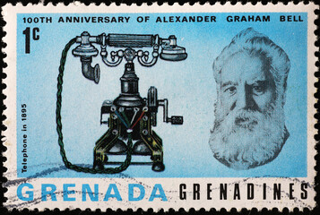 Anniversary of Alexander Graham Bell celebrated on stamp