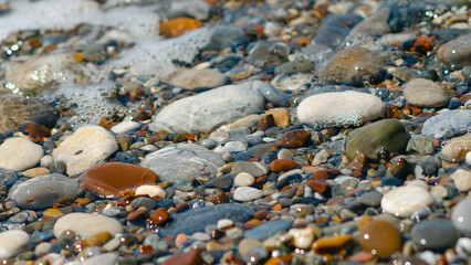 Abstract background with pebbles