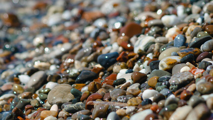 Abstract background with pebbles