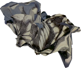 Abstract 3D Surreal Distorted Landscapes Shapes