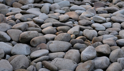 background with stones on the beach