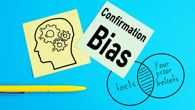 Confirmation Bias is shown using the text