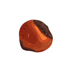Hazelnut abstract illustration. Useful natural product.