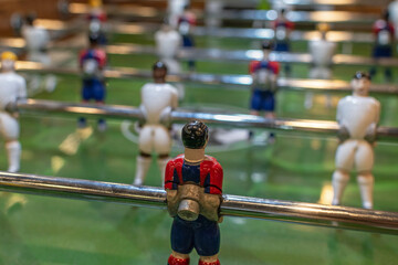 Obraz premium Table football, Barcelona-Real Madrid