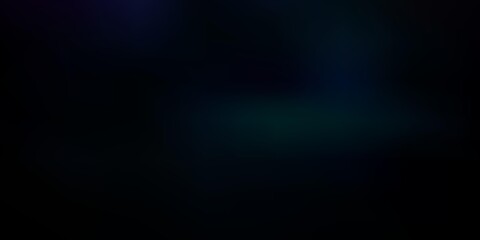 Dark blue vector abstract blur template.