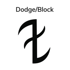 Good luck charms on white background