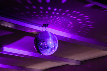 disco ball and lights
