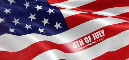 4th of July usa flag