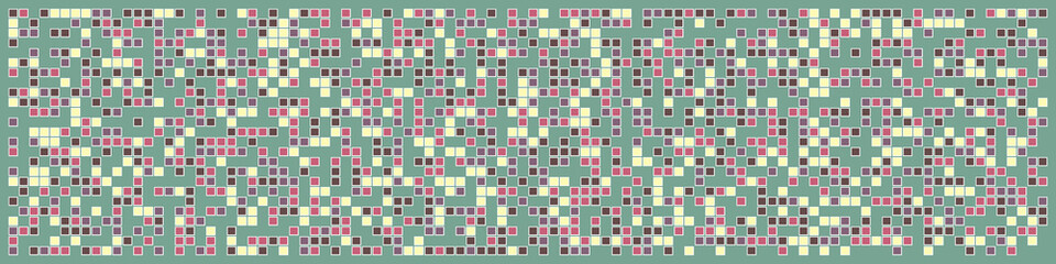 Fototapeta premium Offset Quads generative art background art illustration