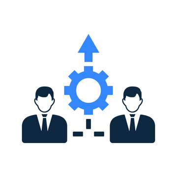 Collaboration, Joint, Venture Icon. Simple Editable Vector Illustration.