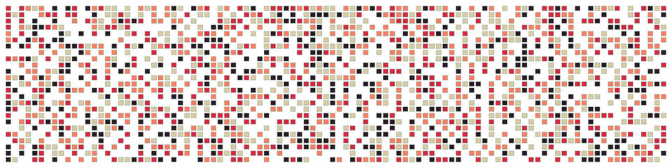 Fototapeta premium Offset Quads generative art background art illustration