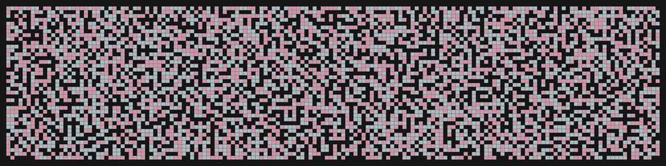 Fototapeta premium Offset Quads generative art background art illustration