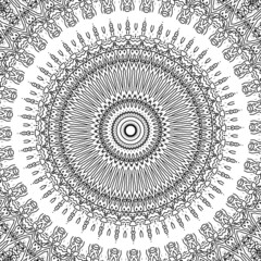 mandala colorful vintage art, ancient Indian vedic background design, old painting texture with multiple mathematical shapes. illustration