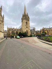 Fototapeta na wymiar A view of Oxford University