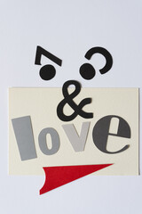 love (with abstract face)
