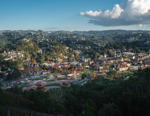 Aerial view of Campos do Jordao - Campos do Jordao, Sao Paulo, Brazil.