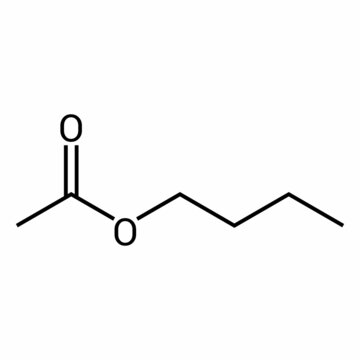 chemical structure of Butyl acetate (C6H12O2)