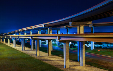 Concrete highway flyovers