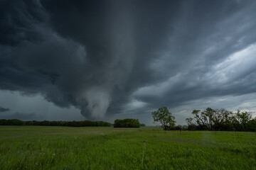 May stormy afternoon, Hoffman Estates, IL Usa