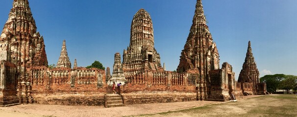 Naklejka premium Ayutthaya Historic Archeological site Thailand 